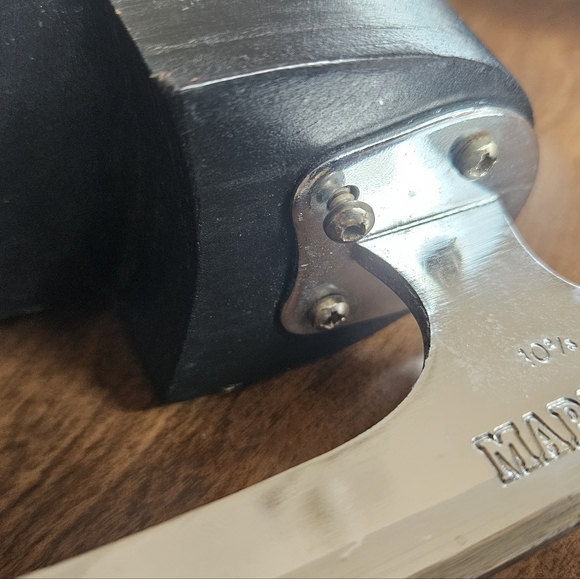 VINTAGE DON JACKSON ICE FIGURE SKATES CZECHOSLOVAKIA 8.5 B 800 MARK I 10 2/3 - Picture 14 of 14